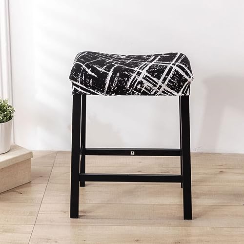 Bifaunvogel Bar Stool Cover Rectangle Set of 4 Printed Stretch Counter Height Bar stools Slipcovers Saddle Stool Slipcover Bench Seat Protector Backless Bar Stools Covers for Kitchen Counter #15 - Image 3