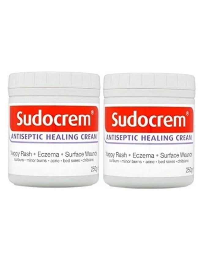 Sudocrem Pack of 2 Antiseptic Healing Cream - 250g - Image 1