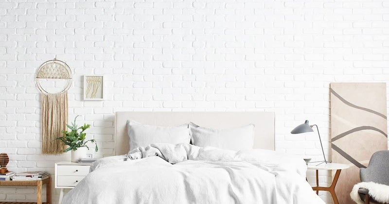 Tigers Trade Lines Quilt Set - Cotton - 3 Piece - Solid Pattern - Hotels, Homes & Touristic Villages (For Room Sengel 180 * 240cm, White)