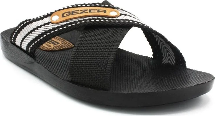 Gezer 10489 Men's Slippers Summer Slippers Cross House Slippers