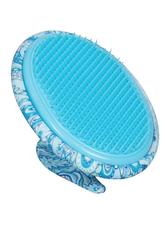 Dylonic Body Brush for Razor Bumps and Ingrown Hairs Treatment - 1pk Skin Exfoliator for Body Shaving Irritation, Strawberry Legs, Armpit, Bikini Line - Blue - Image 1