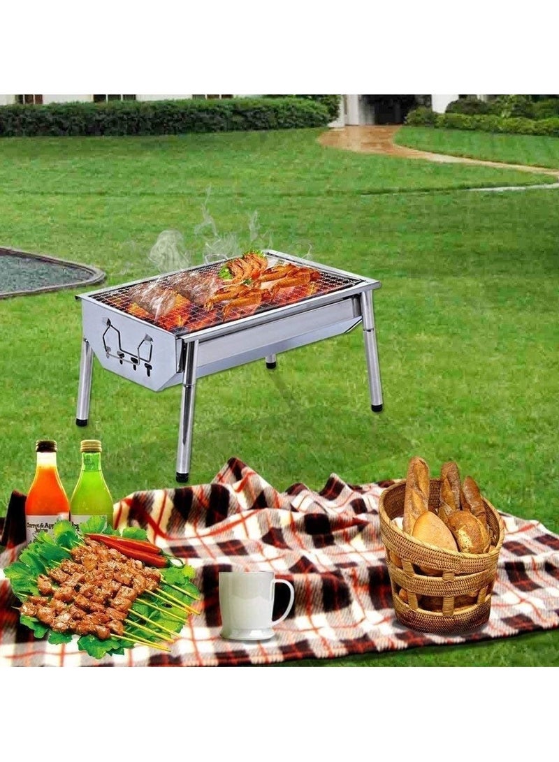 فيند شواية الفحم المحمولة المصنوعة من الفولاذ المقاوم للصدأ - Image 3