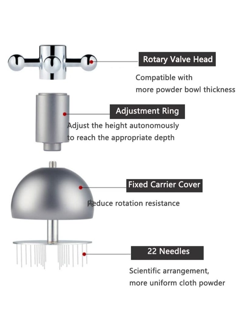SOLARAE 53mm Coffee Distributor Tamper Coffee Powder Distributor Needle Espresso Hand Tamper Coffee Tamper Tool with Rotating Handle for Coffee Powder Stirring Tool for Espresso Distribution - Image 2