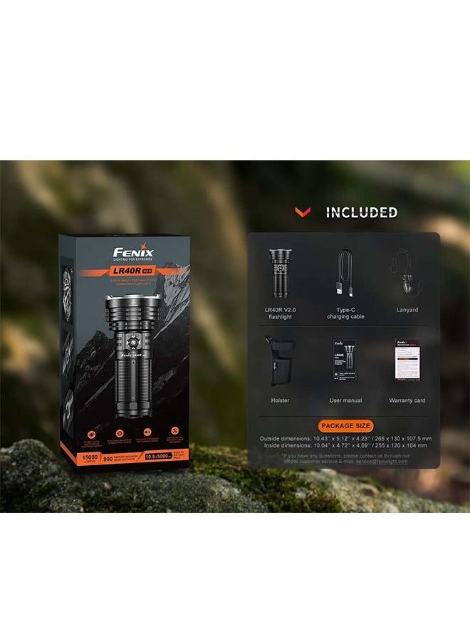 fenix - FENIX LR40R V2.0 FLASHLIGHT - Image 1