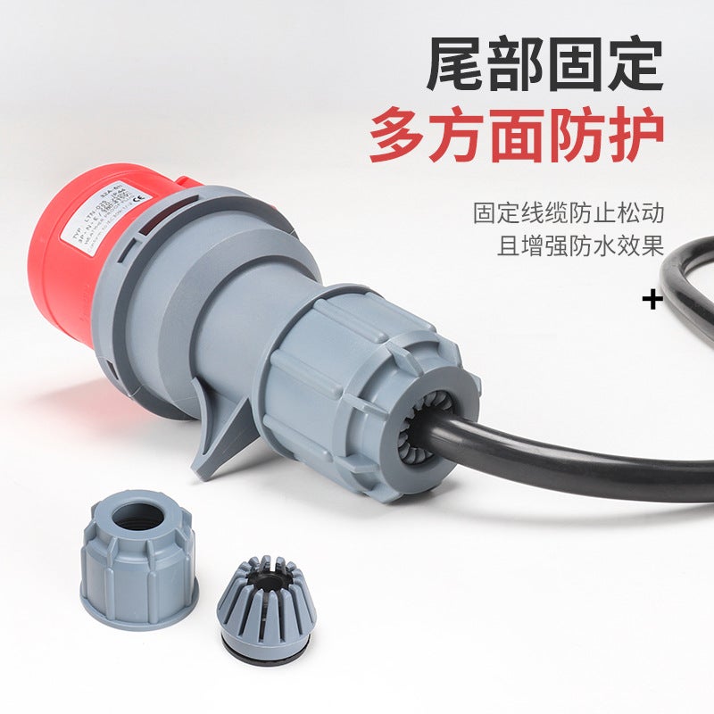 16A/32A Waterproof Non-Explosion-Proof Industrial Aviation Plug And Socket Connector, Docking Type, 3-Pin, 4-Pin, 5-Hole, Three-Phase 3 - Image 3
