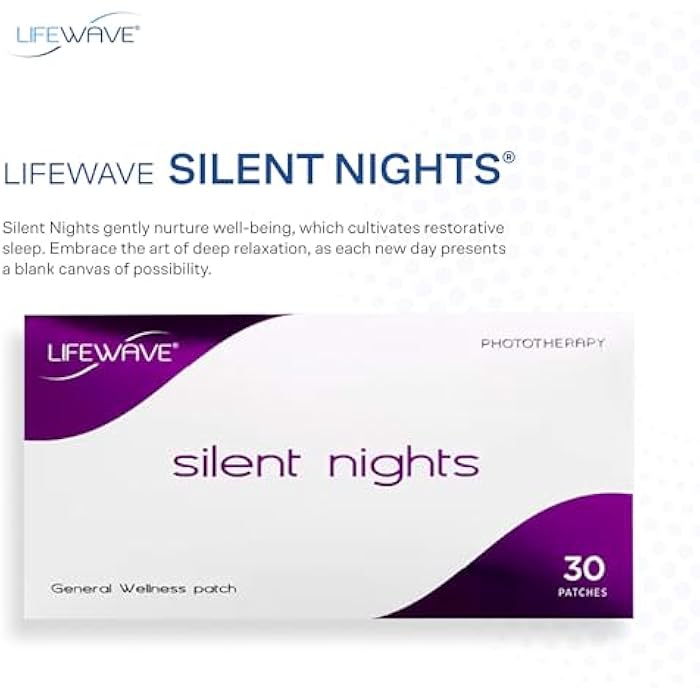 LIFEWAVE لصقات لايف ويف ليالي هادئة - شكل محمي من العلاج الضوئي - معزز صحي للنوم - 30 لصقة في غلاف - بدون أدوية أو منشطات - Image 3
