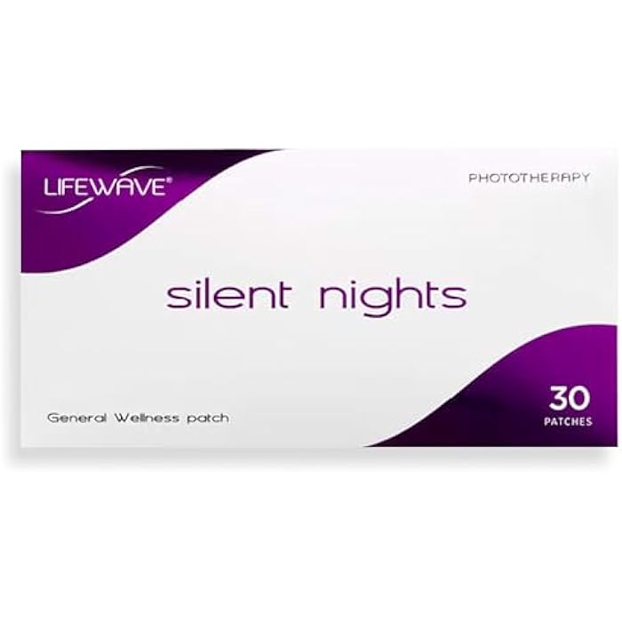 LIFEWAVE لصقات لايف ويف ليالي هادئة - شكل محمي من العلاج الضوئي - معزز صحي للنوم - 30 لصقة في غلاف - بدون أدوية أو منشطات - Image 1