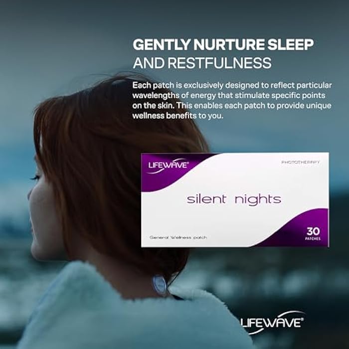 LIFEWAVE لصقات لايف ويف ليالي هادئة - شكل محمي من العلاج الضوئي - معزز صحي للنوم - 30 لصقة في غلاف - بدون أدوية أو منشطات - Image 5