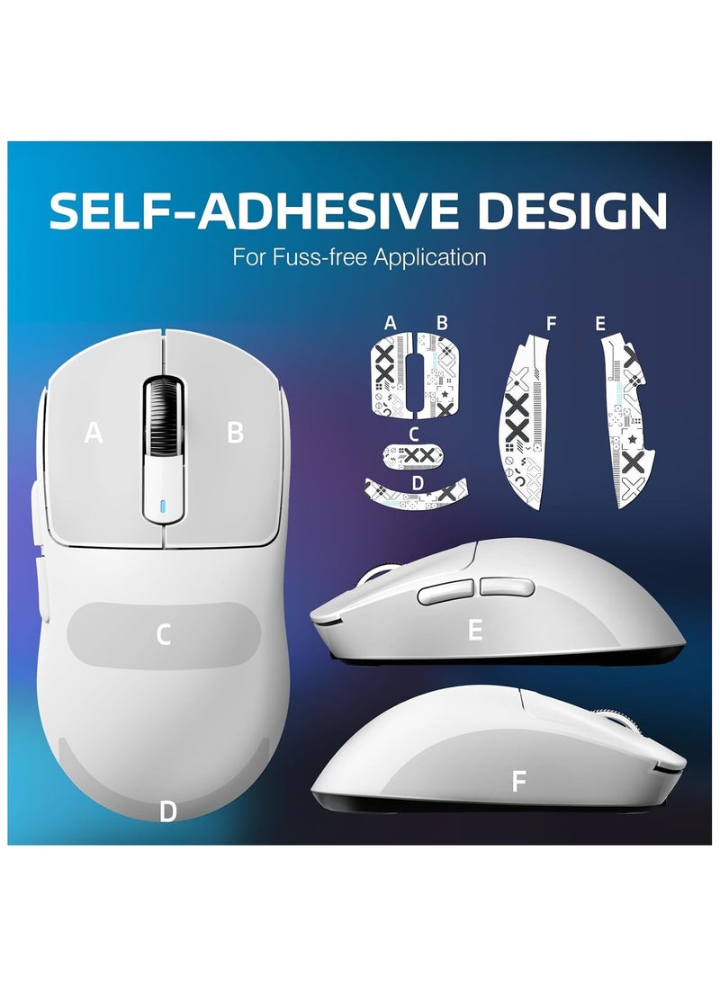 Attack Shark - ATTACK SHARK X3 Wireless Gaming Mouse – Ultra-Light 49g Superlight Design – 26,000 DPI Optical Sensor – 2.4GHz Wireless, Bluetooth & Wired Connection – Programmable Buttons – RGB Lighting – Ergonomic Grip – Compatible with PC, Laptop, Mac (White) - Image 1