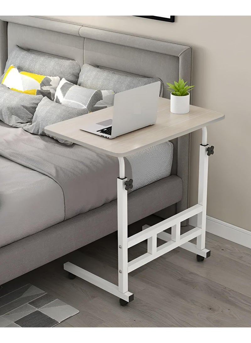 DubaiGallery New style Portable Desk Mobile Laptop Desk Cart, Height Adjustable Rolling Table Desk Laptop Notebook Overbed Desk Ergonomic Table overbed table  - Image 1