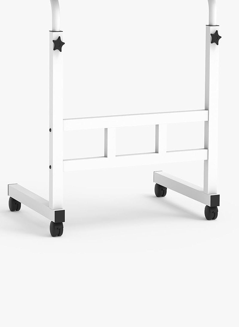 DubaiGallery New style Portable Desk Mobile Laptop Desk Cart, Height Adjustable Rolling Table Desk Laptop Notebook Overbed Desk Ergonomic Table overbed table  - Image 2