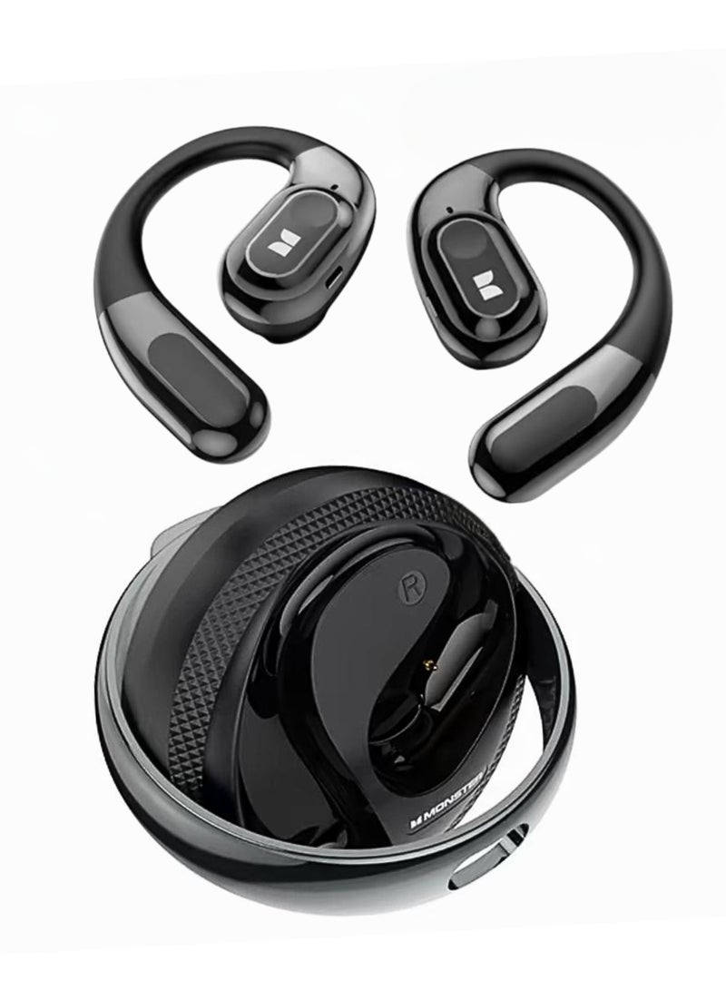 مونستر Monster Open Ear AC330 سماعات لاسلكية مفتوحة Bluetooth عمر بطارية طويل تقليل الضوضاء مقاومة للماء سماعات رياضية - Image 1