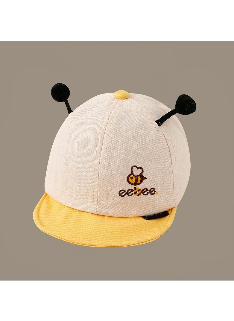 KUYING Beige Series Duckbill Cap Children's Cute Hat 
