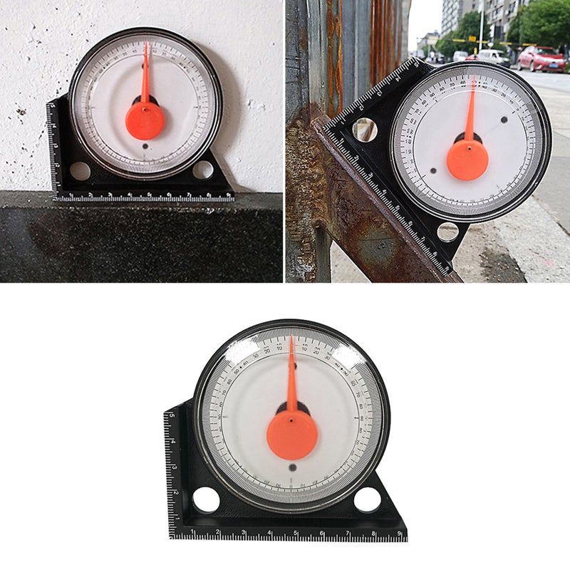 2Pcs High Precision Pointer Type Inclinometer Inclination Box Goniometer Angle Meter for Tile Fixing - Image 4