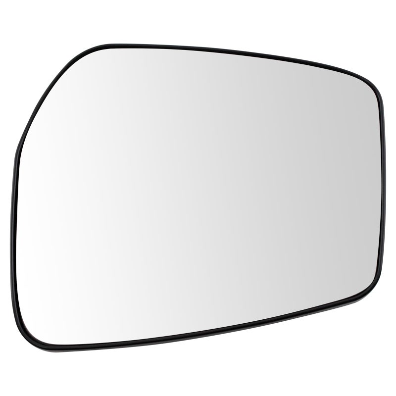 TRQ Driver Side Mirror Glass Snap On Clear Compatible with 20152019 Nissan Versa Versa Note NI1324127