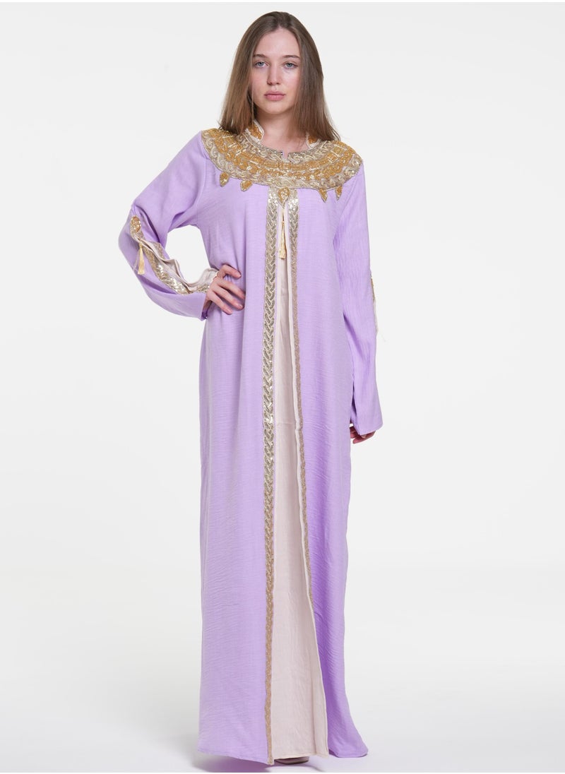 AL BENT AL SHARQIEH women jalabiya , arabian traditional dress  - Image 2