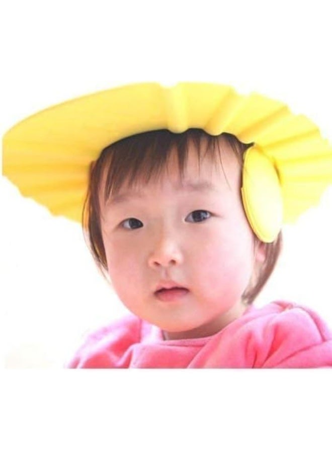 Tetrix TETRIX Soft Adjustable Visor Hat Safe Shampoo Shower Bathing Protection Bath Cap for Toddler, Baby, Kids, Children (Multi Color) - Image 4