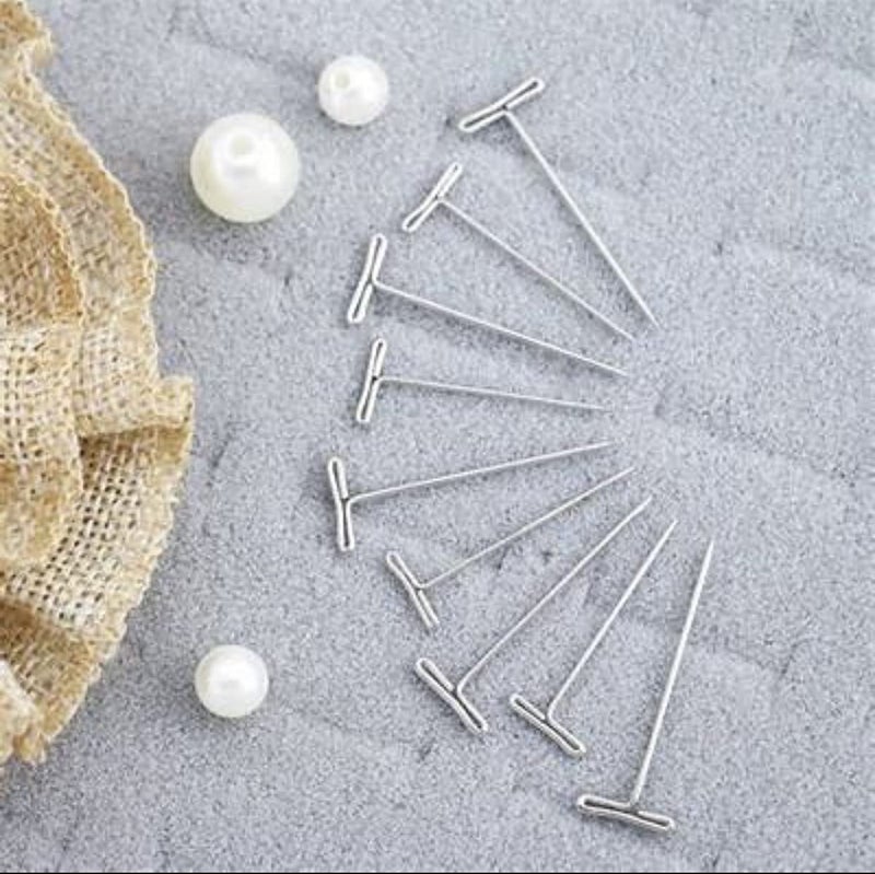 oddy T-Shaped Pins in See Through dibbi Pack, Easy Insertion & Removal of Paper Clip (Pack of 10, 45 Gram in Each Pack) - Image 2