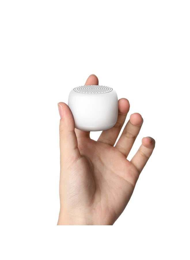 BABELIO White Noise Machine Mini Sound Machine for Adults Kids Baby | 15 Non-looping Sounds | Timer | Easy to Pocket and Travel - White - Image 1