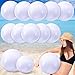 Sinmoe 12 Pieces Large gaint Inflatable White Beach Ball Bulk Solid Swimming Pool Floating Blow up Ball DIY Paint Craft for Boys Girls Hawaii Luau Birthday Beach Summer Party16 Inch 24 InchWhite - Image 4