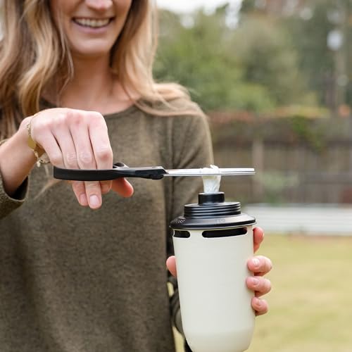 TiKi فتائل بديلة من الألياف الزجاجية لمشاعل تيكي الخارجية، بيضاء، عبوة 2 (حالة من 12)، 9 بوصة، 1319119 - Image 5