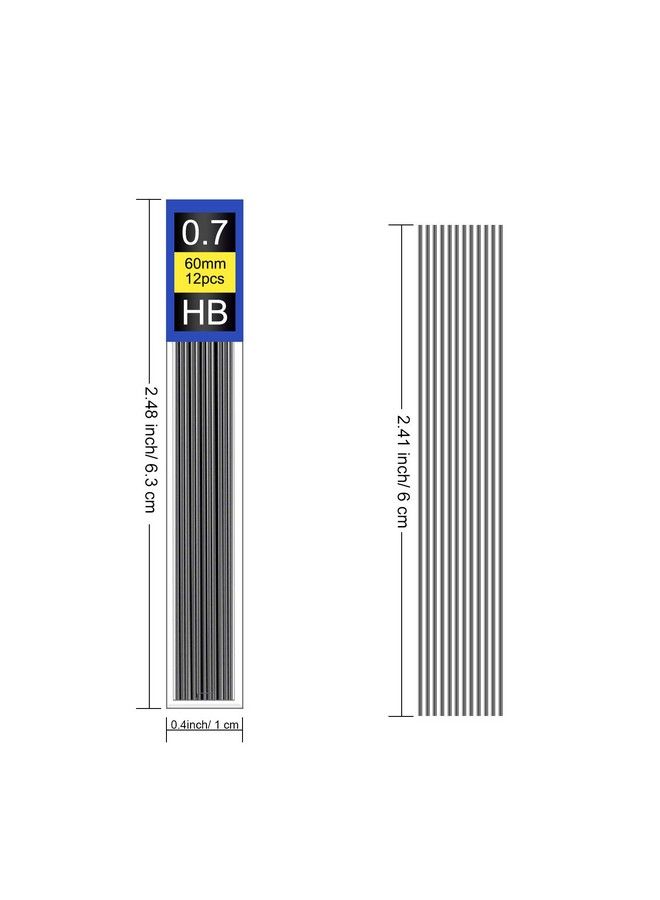 Morepack 840 Pieces Lead Refills0.7 Mm Hbbreak Resistant Mechanical Pencil Refills70 Tubes (840 Pieces) - Image 3