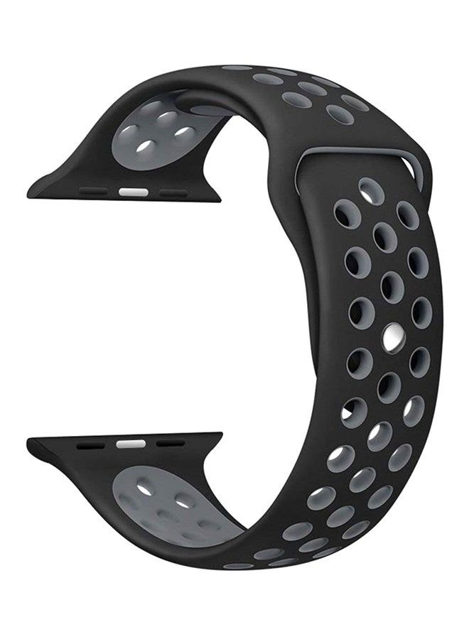 Apple Watch Series Replacement Bracelet 3/2/1 38mm Grey & Black Perfectly designed for precise installation and convenient disassembly
