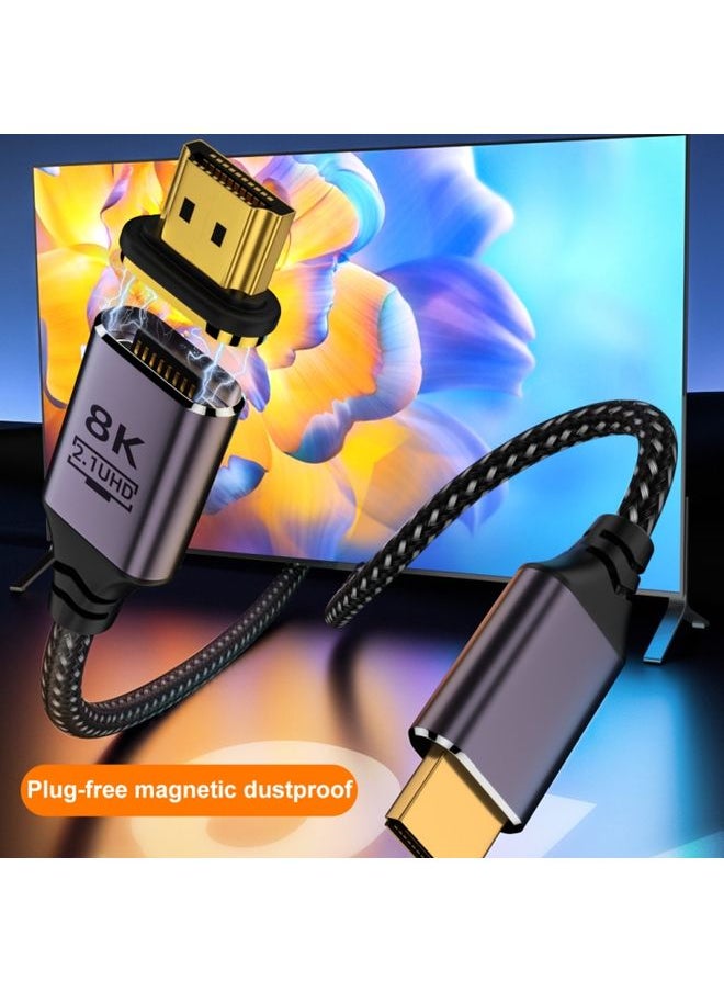 BURAQ MG-HDM HDMI to HDMI Magnetic Adapter Cable, Length: 2m  - Image 3