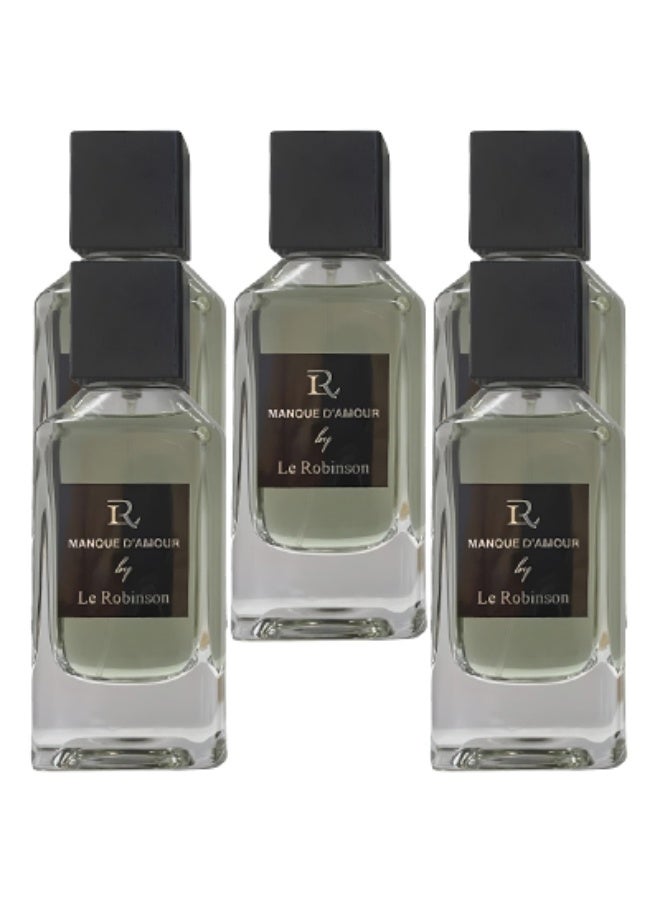 Le Robinson 5 Pieces Manque D'Amour Le Robinson Perfume For Men 100ml EDP - Image 1