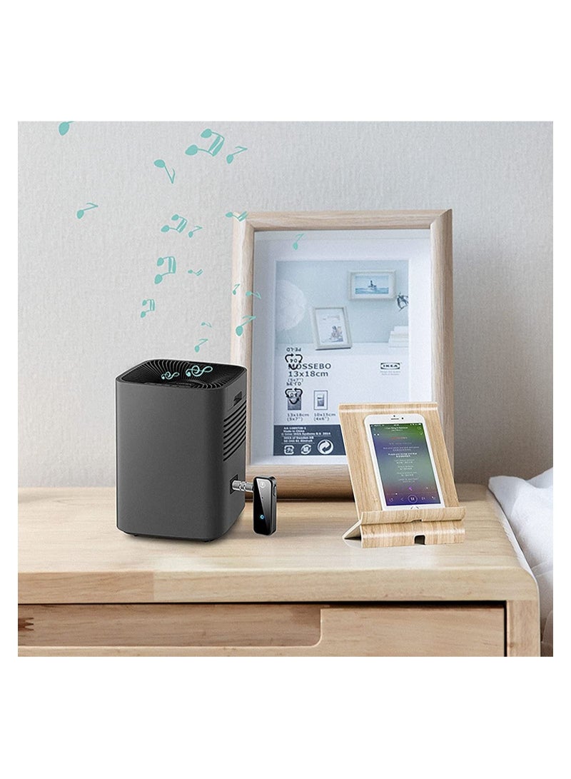 DMG Bluetooth 5.0 Receiver For Car Noise Cancelling Bluetooth AUX Adapter 3.5MM Jack Aux Receiver 2 In 1 Wireless Transmitter Suitable For Speakers Headphones Car PC - Image 2