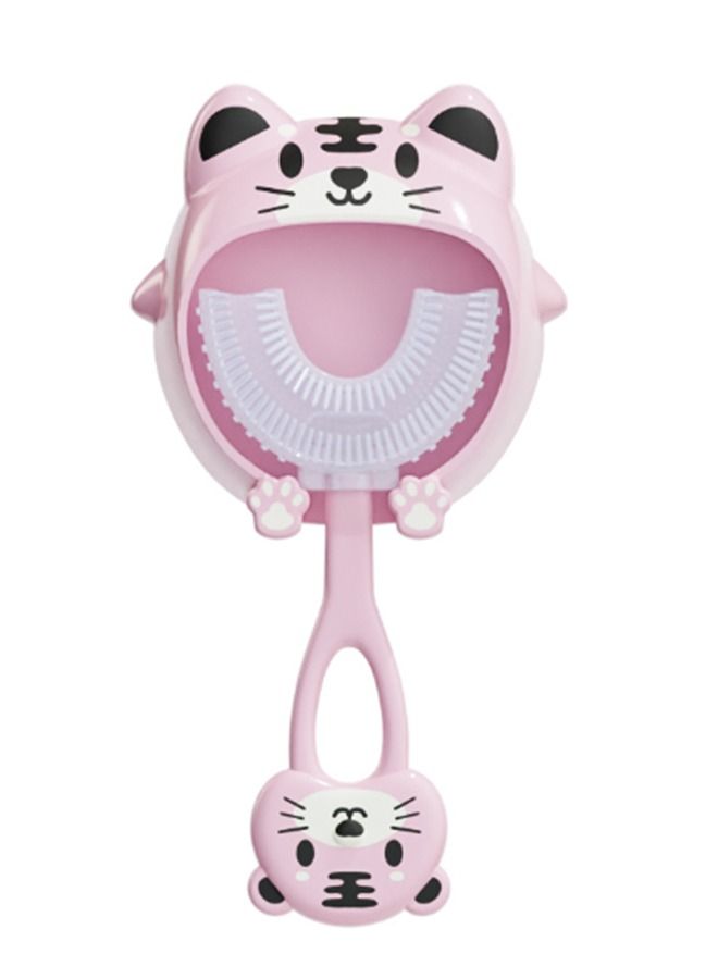 U-Shaped Toothbrush With Holder For 2-12 Years Old Kids - Image 1