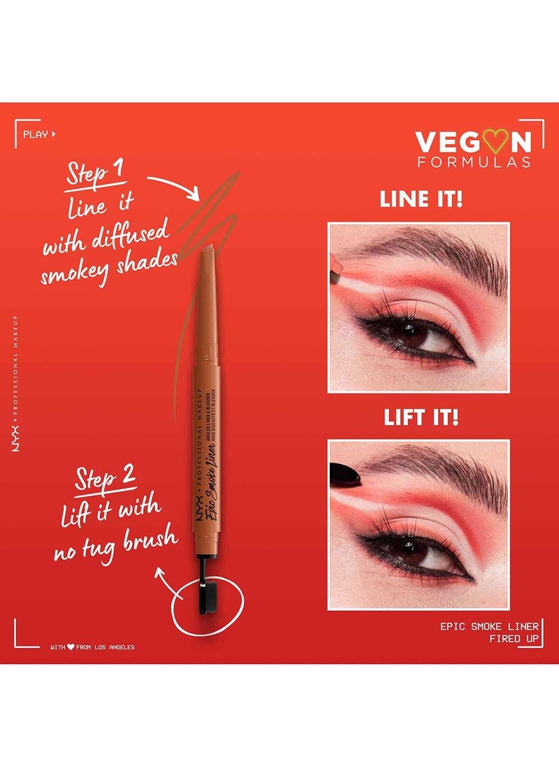 NYX PROFESSIONAL MAKEUP - Epic Smoky Angled Liner N Blender Fired Up - Image 1