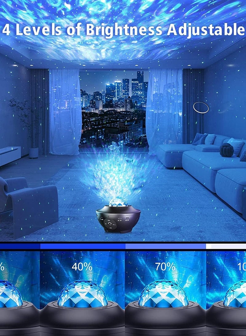 Festive Gallery Galaxy Star Projector 3 in 1 Night Light, 10 Color Bluetooth Night Lamp with Timer Remote and Chargeable, Bedroom Living Room Decor Kids Night Light - Image 4