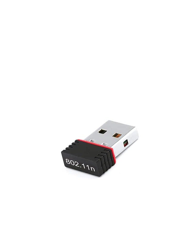 150Mbps USB WiFi Adapter, Wireless Network Card Adapter WiFi Dongle for Desktop Laptop PC Windows 10 8 7 MAC OS Raspberry Pi / Pi2 - Image 1