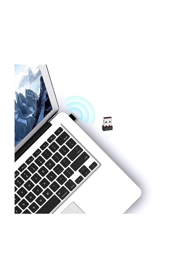 150Mbps USB WiFi Adapter, Wireless Network Card Adapter WiFi Dongle for Desktop Laptop PC Windows 10 8 7 MAC OS Raspberry Pi / Pi2 - Image 4