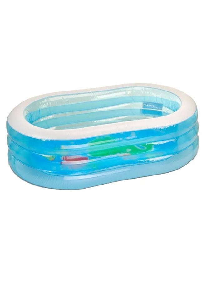 INTEX Oval Whale Fun Pool (46 x 107 x 163-inch) - Image 1