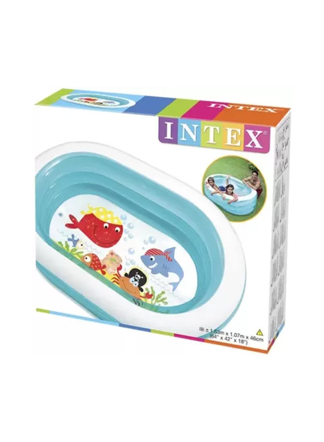 INTEX Oval Whale Fun Pool (46 x 107 x 163-inch) - Image 4