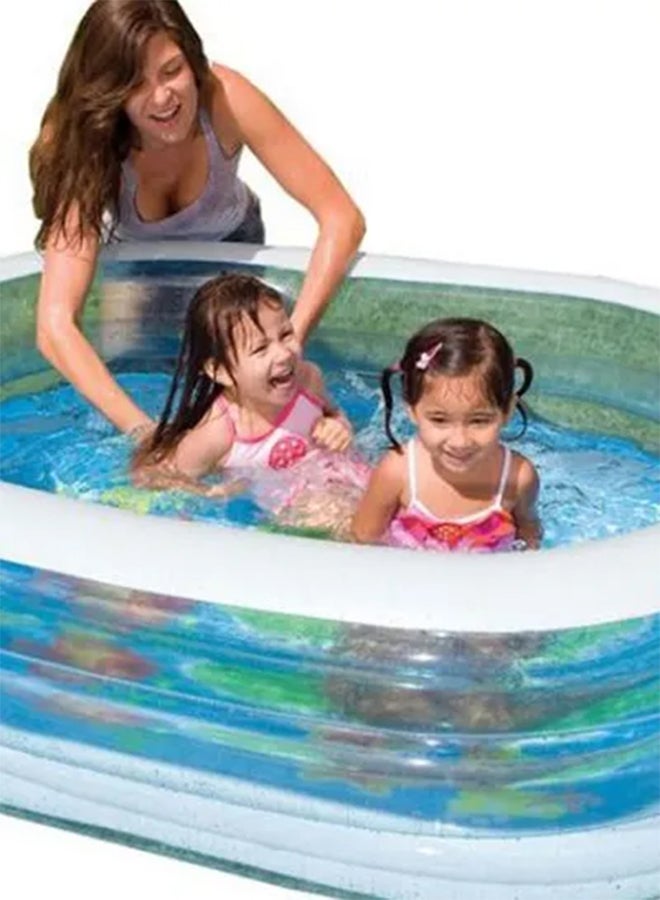 INTEX Oval Whale Fun Pool (46 x 107 x 163-inch) - Image 2