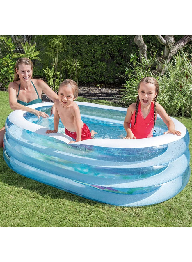INTEX Oval Whale Fun Pool (46 x 107 x 163-inch) - Image 3