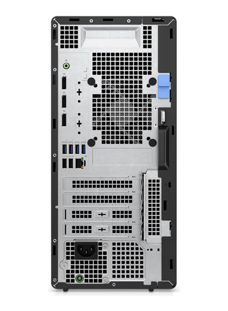 ديل بي سي مكتبي اوبتيبليكس 7010 ام تي، معالج انتل كور i7-13700، ذاكرة الوصول العشوائي دي دي ار فايف سعة 8 جيجابايت، تخزين اس اس دي سعة 512 جيجابايت، رسومات انتل، بدون ويندوز أسود - Image 4