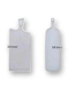 Graffiti Resin 2-Piece Board Epoxy Silicone Molds with Handles and Holes for Serving Tray  - Image 1