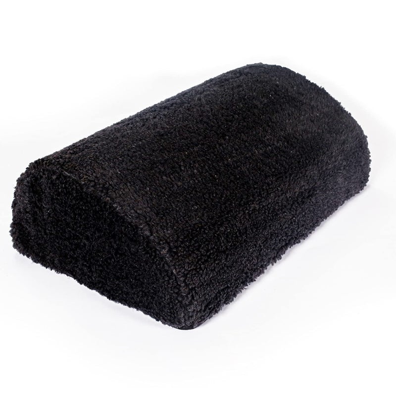 METRON Gel Memory Foam Foot Rest for Under Desk Office Chair Leg Cushion Foot Rest for Under Table Support Orthopedic Foot Support for Kids Adults Soft Fluffy Washable Cover Pack of 1 - Image 1