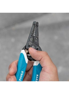 Klein Tools K11095 Klein Kurve Wire Stripper And Cutter For 8 18 Awg Solid And 10 20 Awg Stranded Wire One Size  - Image 4