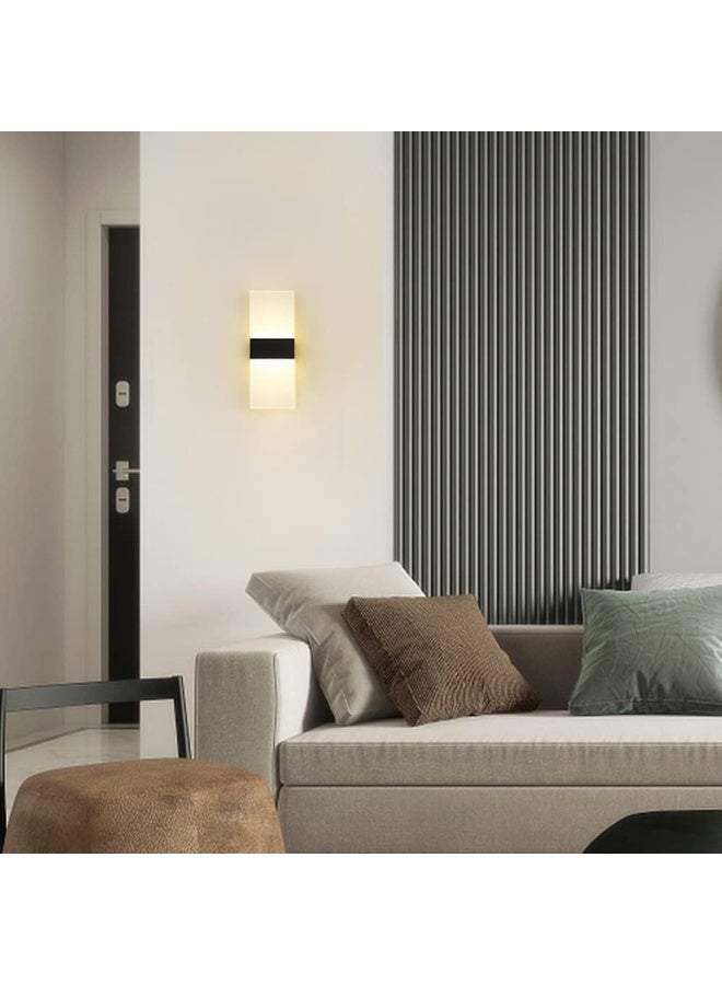 Beauenty 2pcs LED Wall Lights with USB Rechargeable Switch, Touch Control, Magnetic Attraction Indoor Wall Lamp, Portable Bedside Lamp, Battery Powered, Warm Night Light for Bedroom Corridor - Image 2