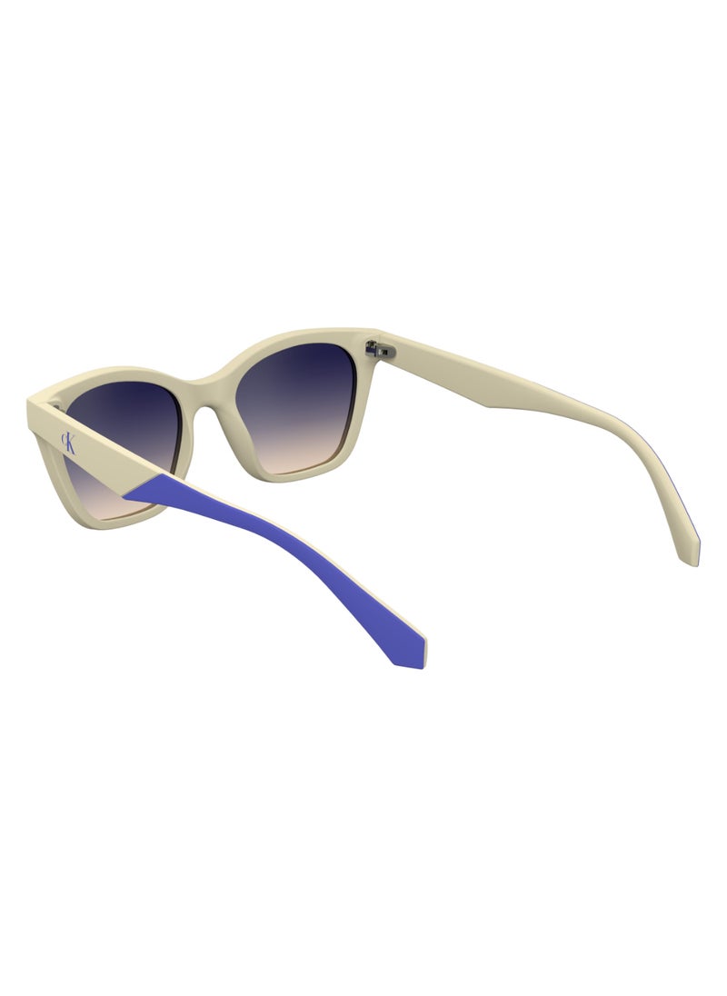 Calvin Klein Jeans FULL RIM BIO INJ-G820 INJECTED CALVIN KLEIN JEANS SUN CKJ24303S 4717 (100) IVORY  - Image 5