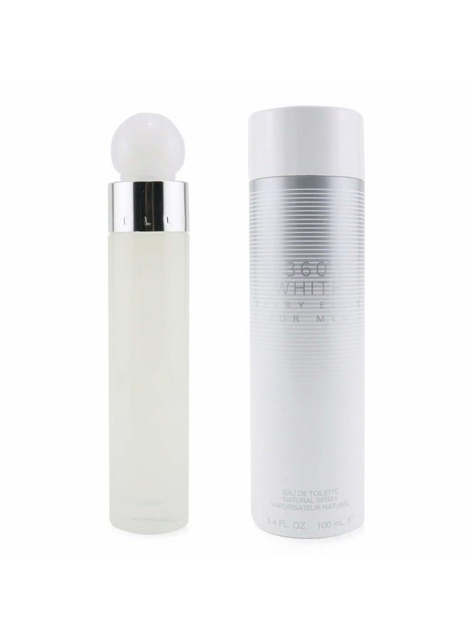 PERRY ELLIS 360 White 3.4 oz EDT Natural Spray - Image 1