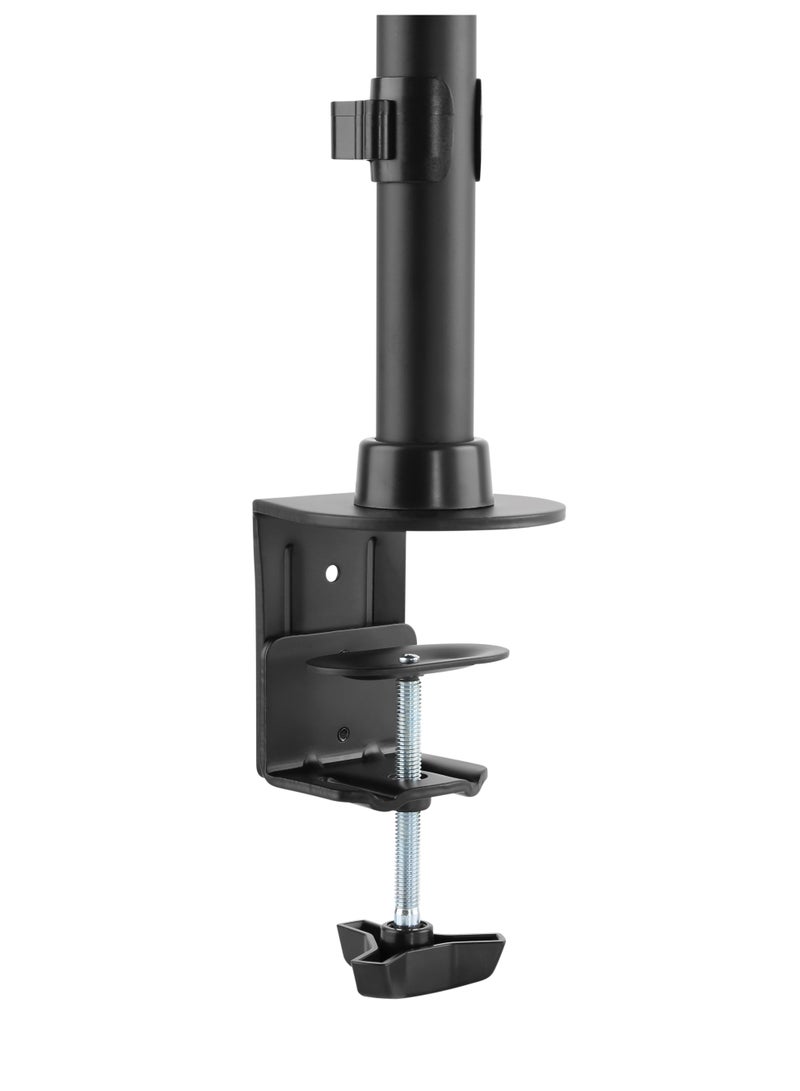 Skill Tech Skilltech SH070 C036 Triple-Monitor Desk Mount for 13"-27" Screens | Economy VESA Arm | Full Motion Tilt/Swivel +45°/-45° | Clamp/Grommet Install - Image 5