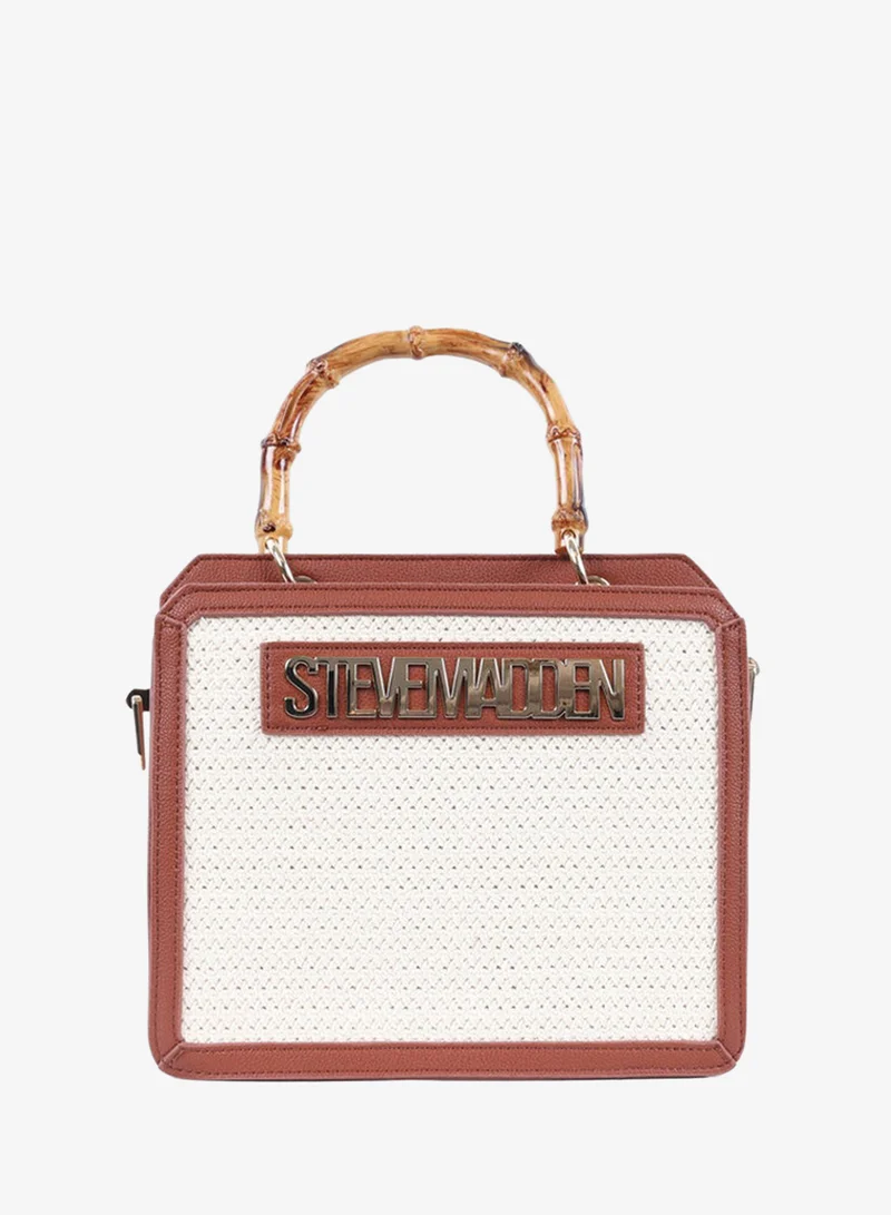 ستيف مادن Bflorens Logo Detail Top Handle Bag