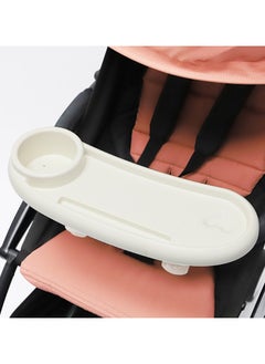 unikbebe Stroller Tray with Cup Holder, Babeland Universal Stroller Cup/Snacks Holder, Non-Slip Stroller Tray Snack Catcher Accessories Drinks Holder, Removable Snack Drink Organizer for Stroller Bar  - Image 3