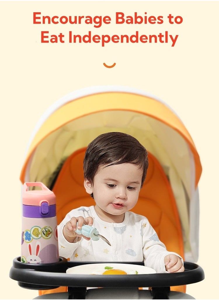 يونيكبيبي صينية عربة الأطفال مع حامل كوب، Babeland حامل كوب/وجبات خفيفة عالمي لعربة الأطفال، صينية غير قابلة للانزلاق لالتقاط الوجبات الخفيفة، منظم مشروبات ووجبات خفيفة قابل للإزالة لعربة الأطفال  - Image 2
